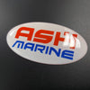 3D resin domed dealer decal - oval