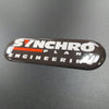 3D resin domed dealer decal - lozenge