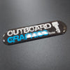 3D resin domed dealer decal - lozenge