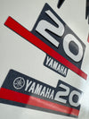 Yamaha 20hp two stroke outboard engine decals/sticker kit