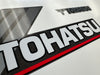 Tohatsu 25hp 2 stroke (2003) outboard engine decals/sticker kit