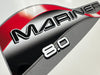 Mariner 8hp 2 stroke outboard decals/sticker kit