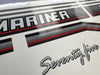 Mariner 75hp 2 stroke clamshell outboard decals/sticker kit