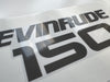 Evinrude 150hp ETEC / E-TEC outboard engine decals - 2015 60º small block (white cowl)