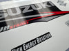 Suzuki DF40 40hp four stroke outboard engine decals/sticker kit - post 2010