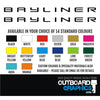 Pair of 1220mm (48 inch) Bayliner sticker/decals