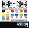 Pair of 710mm (28 inch) Bayliner stickers/decals