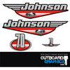 Johnson 70hp two stroke outboard engine decals/sticker kit