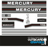 Mercury 115hp clamshell (early 80's) outboard decals/sticker kit