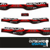 Mercury 175hp four stroke EFI (1998) outboard engine decals/sticker kit