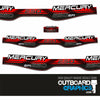 Mercury 250hp four stroke EFI (1998) outboard engine decals/sticker kit