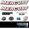Mercury 6hp 4 stroke (2006) outboard decals/sticker kit