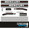Mercury 90hp clamshell (early 80's) outboard decals/sticker kit
