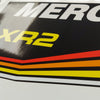 Mercury Racing XR2 outboard decals/sticker kit