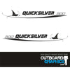Pair of Quicksilver 500 sticker/decals