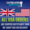 Suzuki DT25 25hp (1997) outboard engine decals/sticker kit