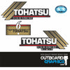 Tohatsu 6hp 4 stroke (2006) outboard engine decals/sticker kit