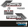 Tohatsu 8hp 2 stroke (2003) outboard engine decals/sticker kit