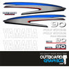 Yamaha 90hp four stroke outboard engine decals/sticker kit