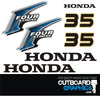 Honda BF35 35hp 4 stroke outboard engine decals/sticker kit