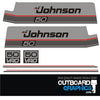 Johnson 50hp VRO outboard engine decals/sticker kit