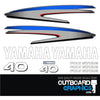 Yamaha 40hp four stroke outboard engine decals/sticker kit