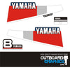 Yamaha 8CM 8hp 2 stroke (1994) outboard engine decals/sticker kit