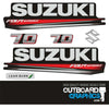 Suzuki DF70 70hp four stroke outboard engine decals/sticker kit (2018)