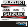 Suzuki DF90 90hp four stroke outboard engine decals/sticker kit (2018)