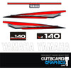 Yamaha 140hp V4 2 stroke outboard decals/sticker kit