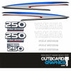 Yamaha 250hp four stroke outboard engine decals/sticker kit