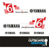 Yamaha 6hp 4 stroke (2011) outboard decals/sticker kit