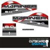 Mariner 8hp 2 stroke Sailmate outboard decals/sticker kit