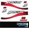 Mercury 90hp two stroke outboard sticker/decal kit