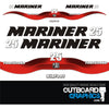Mariner 25hp 4 stroke Bigfoot outboard decals/sticker kit