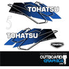 Tohatsu 5hp 4 stroke outboard engine decals/sticker kit