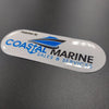 3D resin domed dealer decal - lozenge