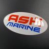 3D resin domed dealer decal - oval