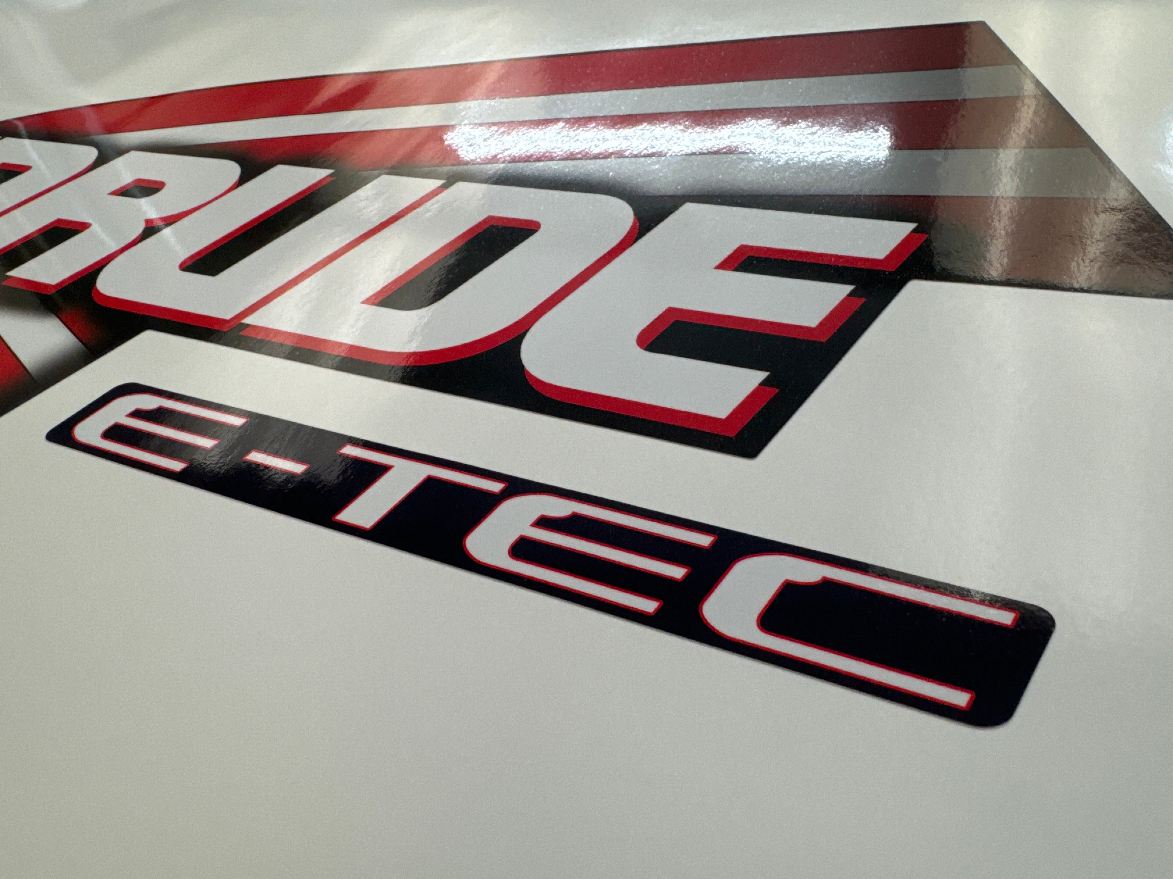 Evinrude 225hp ETEC/E-TEC HO stars & stripes outboard engine decals/st ...