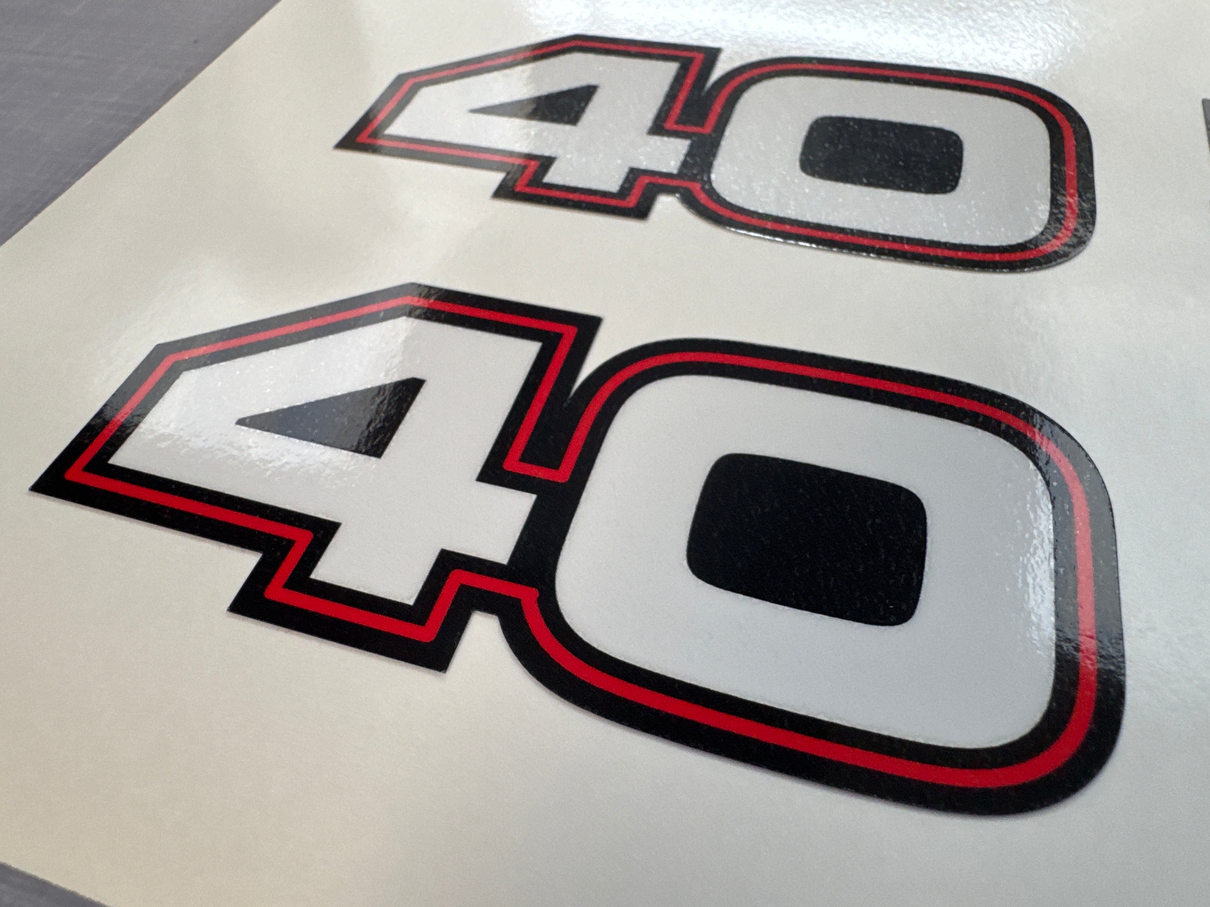Evinrude 40hp ETEC / E-TEC outboard engine decals/sticker kit - BLUE c ...