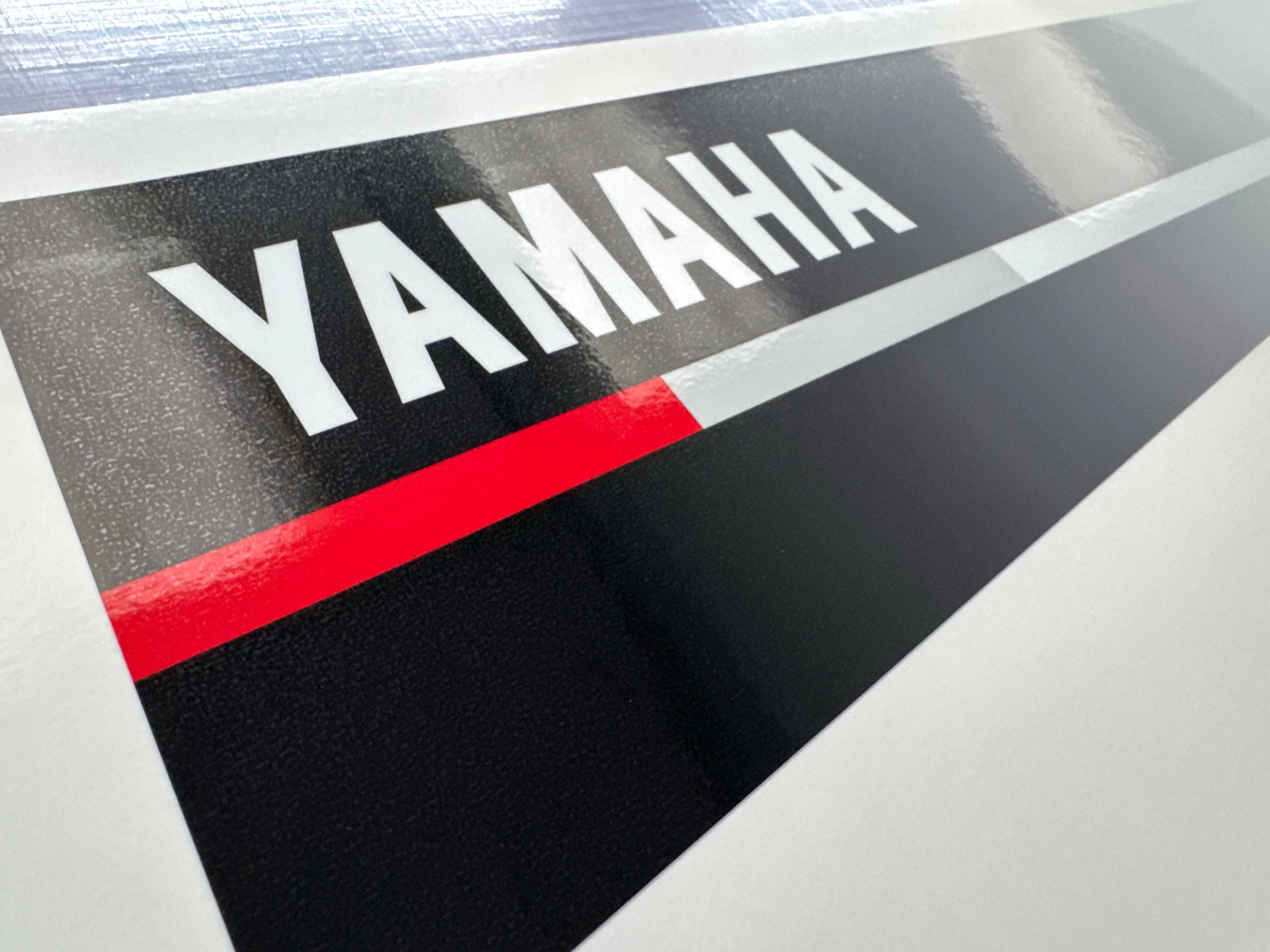 Yamaha 20hp two stroke (1987) outboard engine decals/sticker kit ...