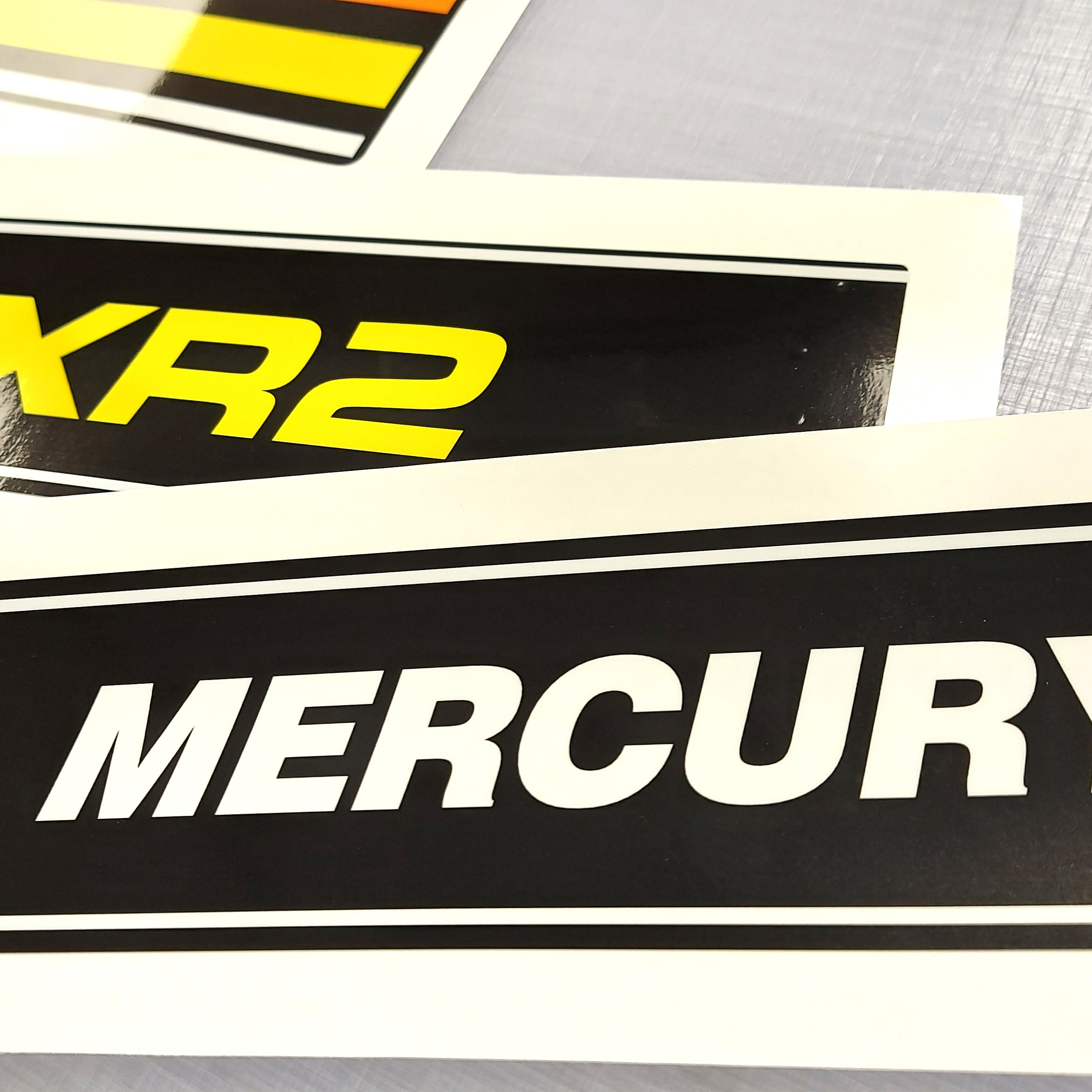 Mercury Models Sticker Mercury Racing XR2 outboard decals/sticker kit– Outboard Graphics