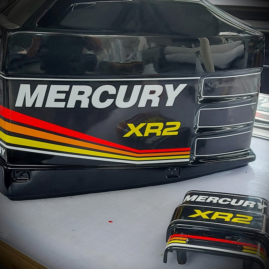 Mercury Racing XR2 outboard decals/sticker kit– Outboard Graphics