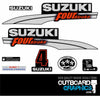 Suzuki DF4 4hp four stroke outboard engine decals/sticker kit - pre 2010