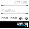 Yamaha 115hp four stroke (2013) outboard engine decals/sticker kit